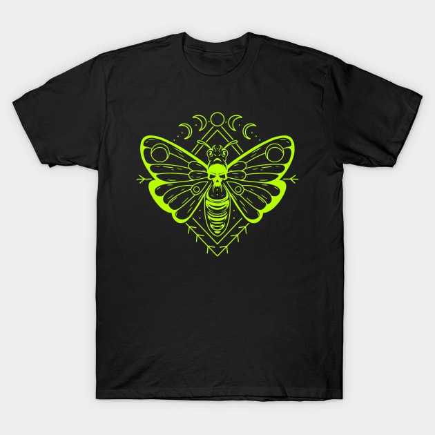 Deathhead Moth T-Shirt by Oolong